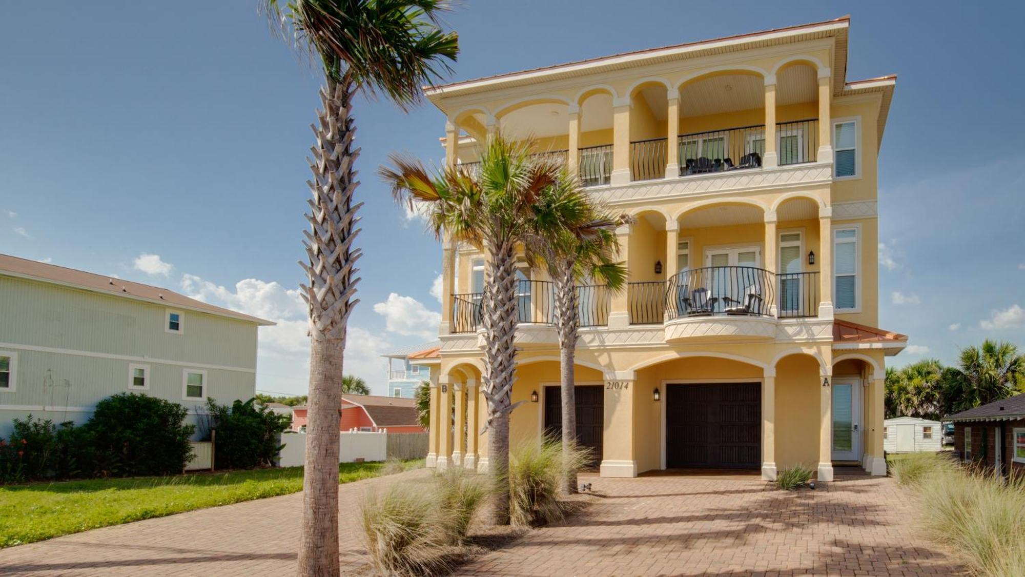 2 Gulf View Balconies! 3 Story Townhome With 4 Bedrooms, 4 Bathrooms! Sleeps12 Panama City Beach Bagian luar foto