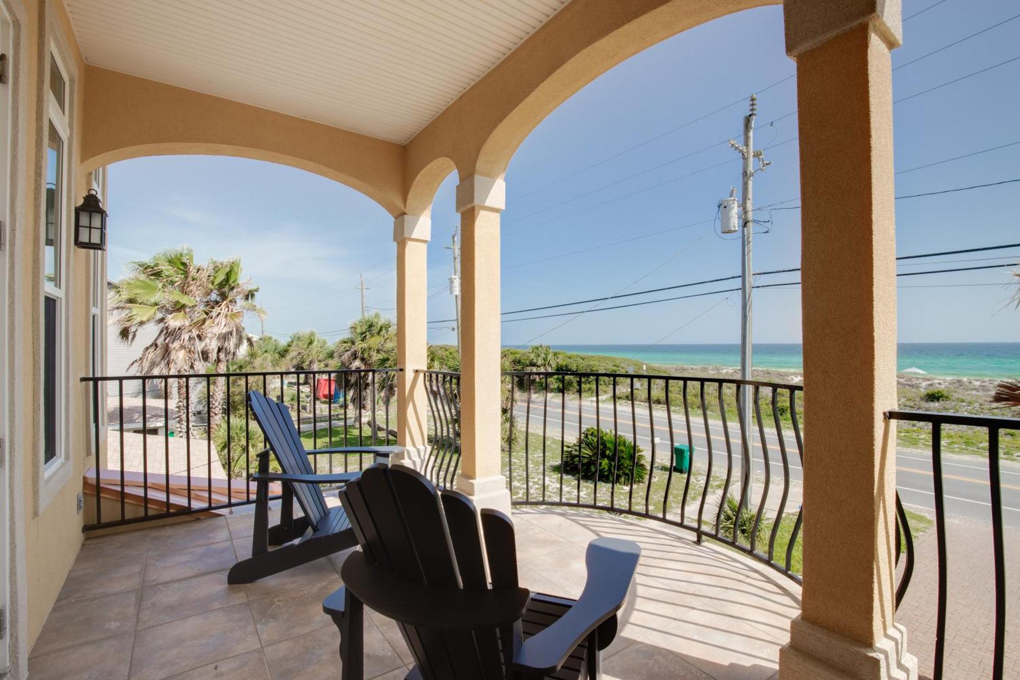 2 Gulf View Balconies! 3 Story Townhome With 4 Bedrooms, 4 Bathrooms! Sleeps12 Panama City Beach Bagian luar foto